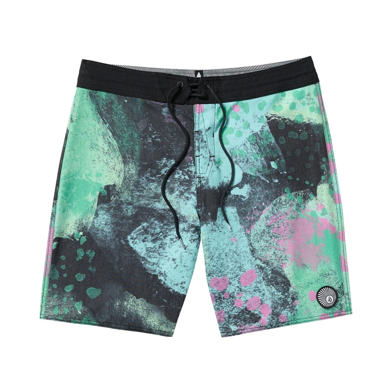 Volcom Misdormeaner Stoney 19″ Men’s Boardshorts – Jade Cream