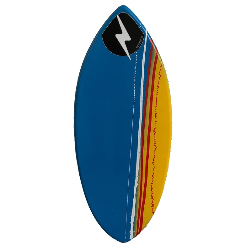 Zap Large Wedge 49″ Skimboard – Blue/Yellow