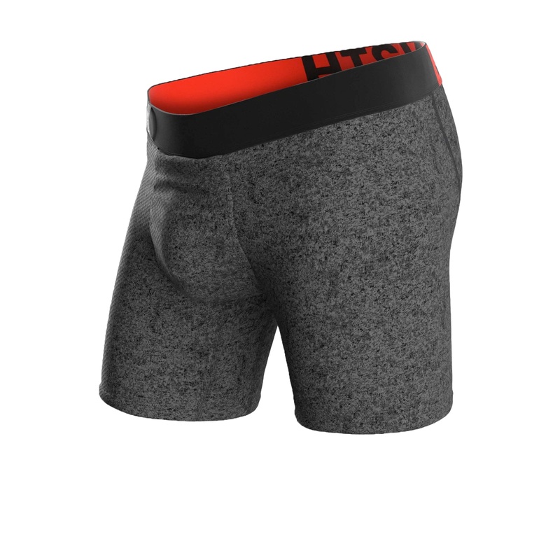 BN3TH Entourage Men’s Boxer Briefs – Heather Black
