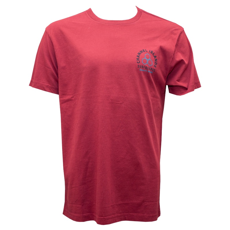Channel Islands Horseshoe Men’s S/S T-Shirt – Maroon