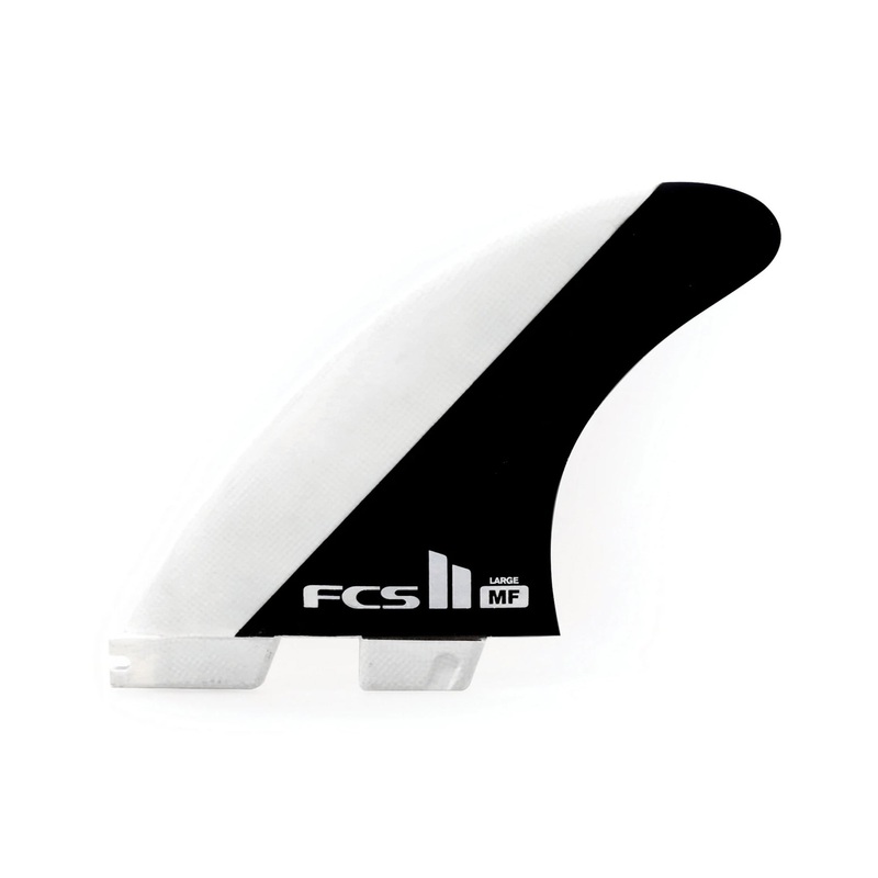FCS II Mick Fanning Performance Core Tri Surfboard Fins – Medium/White