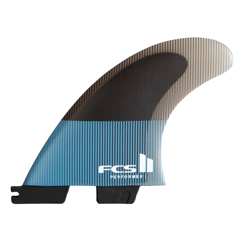 FCS II Performer Performance Core Tri Surfboard Fins – X-Large/Blue