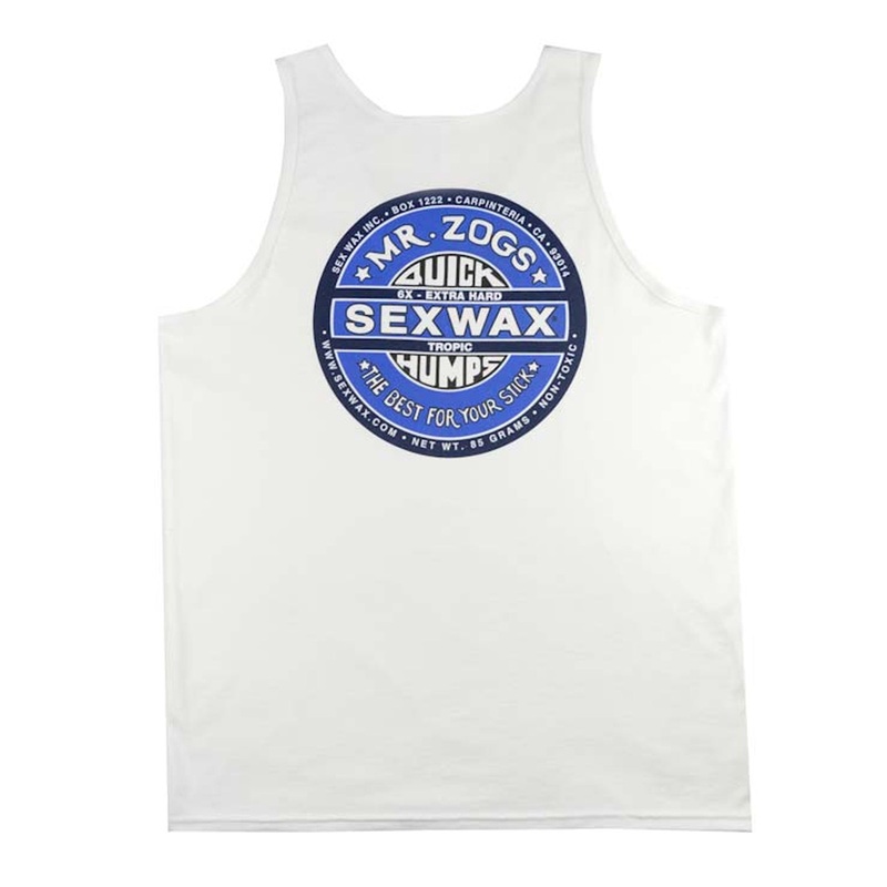 Sex Wax Quick Humps Men’s Tank – White