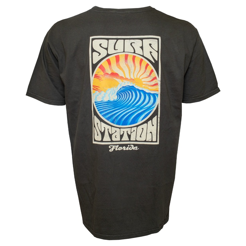 Surf Station Sun & Surf Men’s S/S T-Shirt – Black