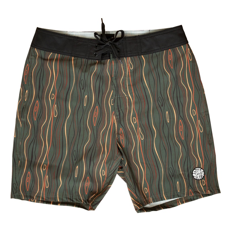 Surf Station Woody Print Men’s Boardshort