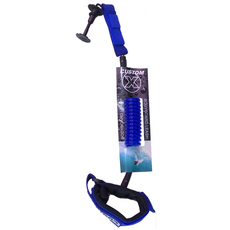 Custom X Bicep Leash – Blue