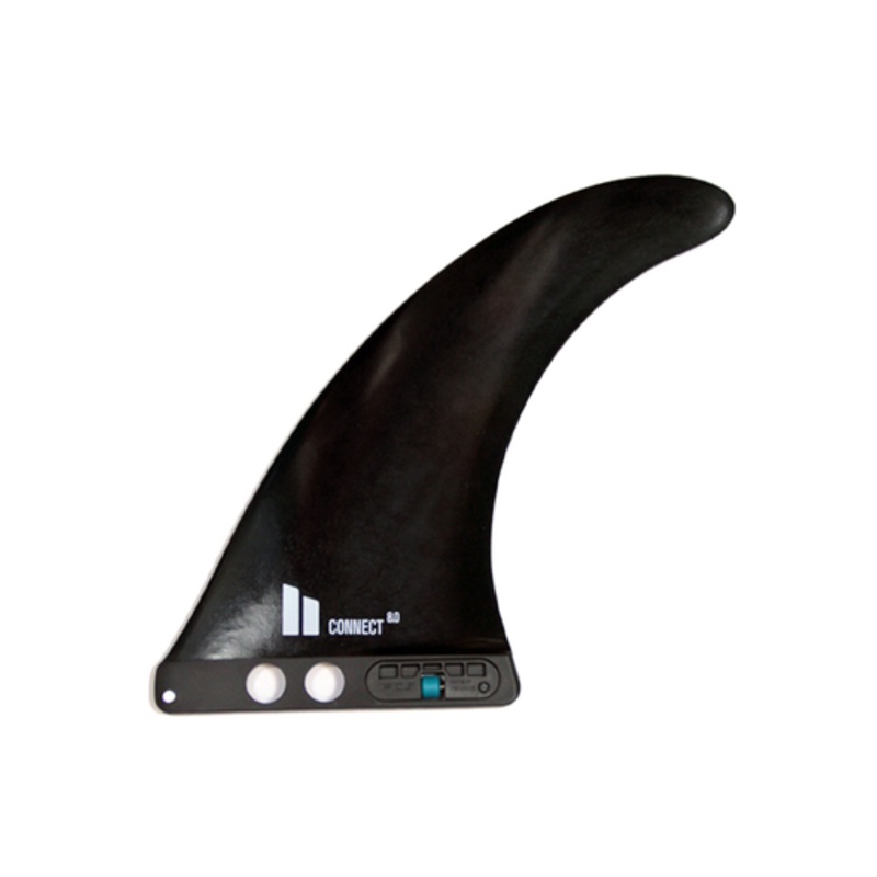 FCS II Connect Glass Flex Longboard Fin – 8″/Black