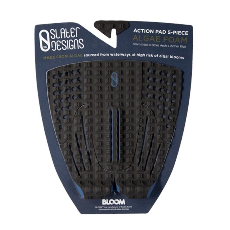 Firewire Slater Designs Action 5-Piece Arch Traction Pad – Black/Blue