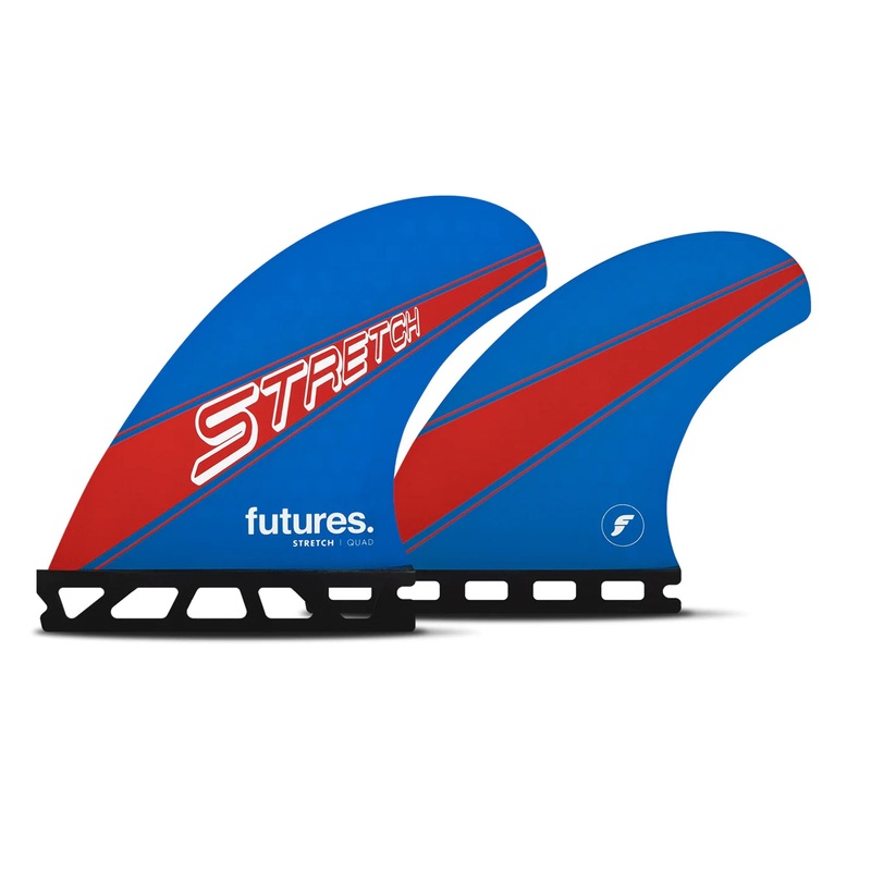 Futures Stretch ST-1 HC Quad Surfboard Fins – Medium/Blue