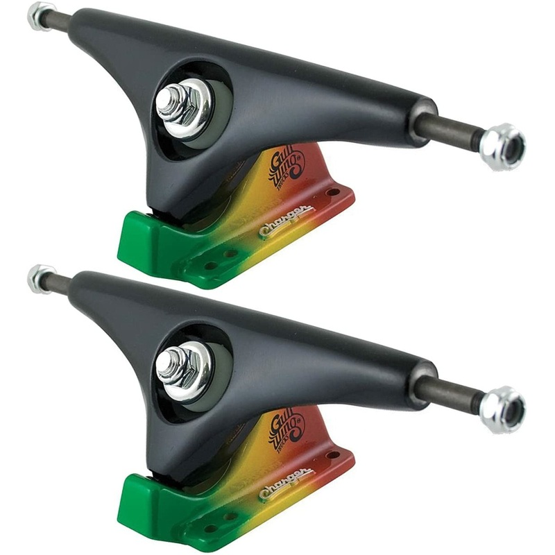 Gullwing Charger Skateboard Trucks – 228mm/Black Rasta