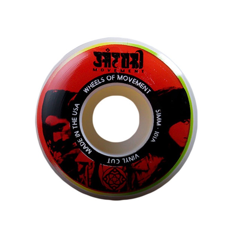 Satori Vinyl 51mm 101a Skateboard Wheels – Red