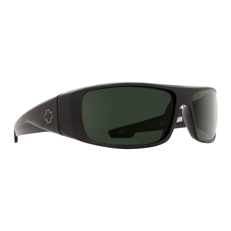 Spy Logan Men’s Sunglasses – Black/Happy Grey Green Polarized