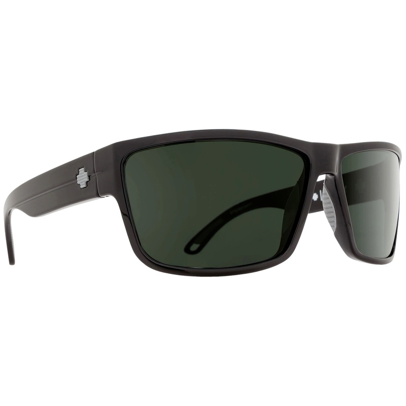 Spy Rocky Men’s Sunglasses – Matte Black/HD+ Gray Green