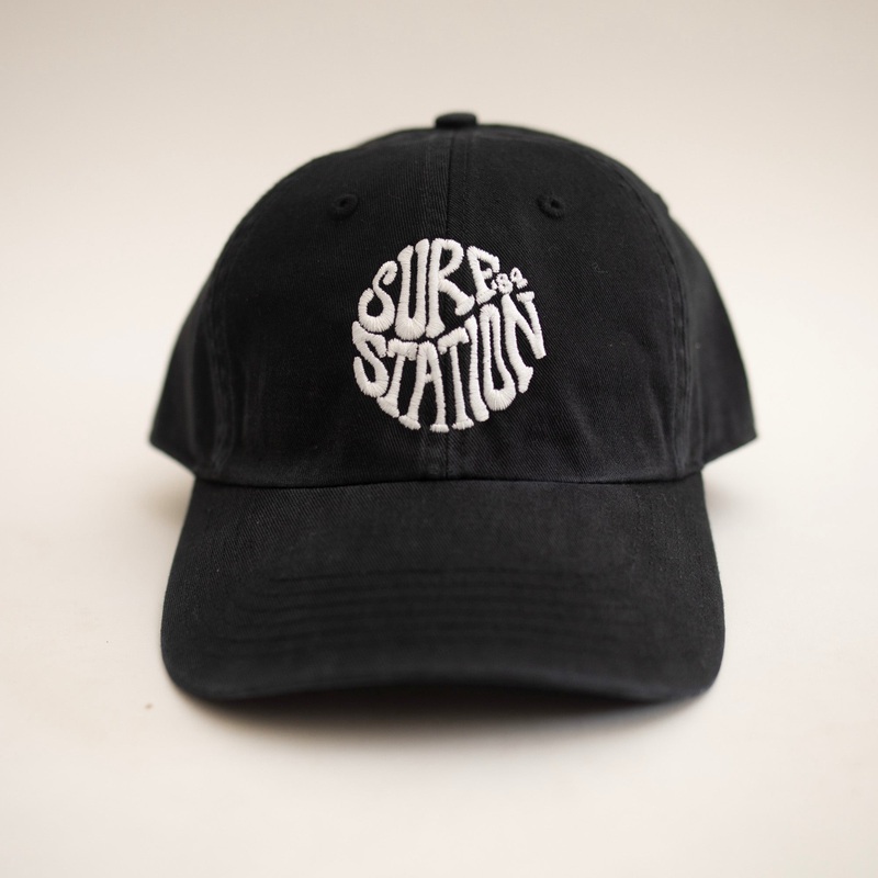 Surf Station ’84 Worn Texture Men’s Hat – Black