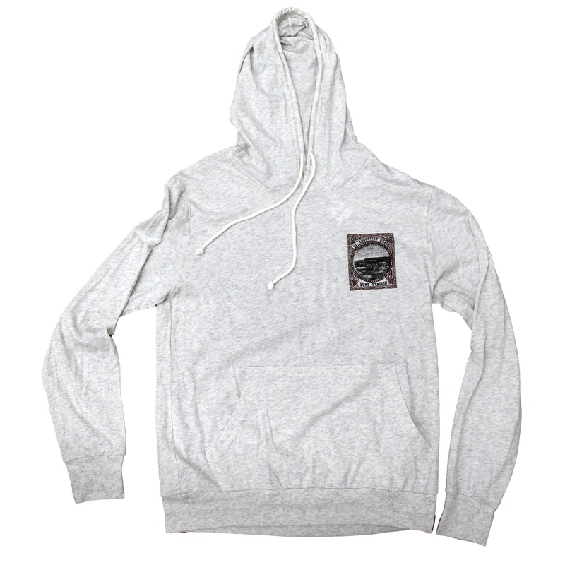 Surf Station Pier Right Men’s Hooded Pullover – Light Grey