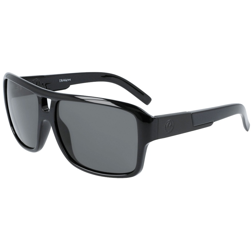 Dragon The Jam Small LL Men’s Sunglasses – Jet Black/Smoke