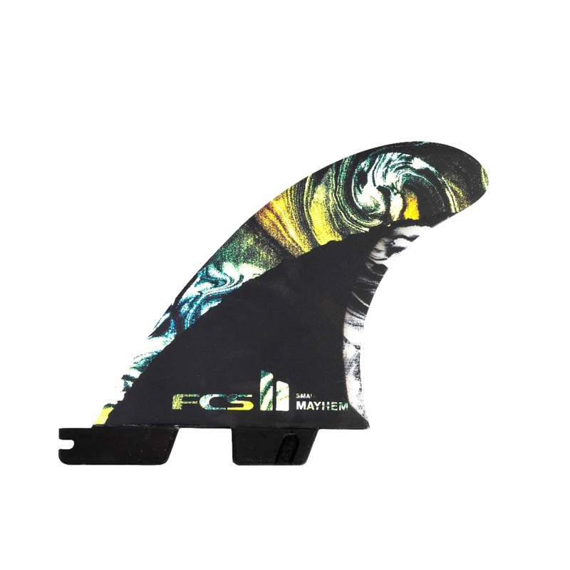 FCS II Lost MB Performance Core Carbon Tri Surfboard Fins – Small/Multi