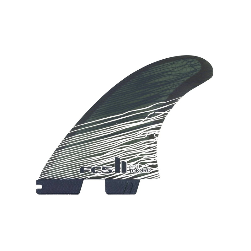 FCS II Tokoro Performance Core Tri Surfboard Fins – Large/Black
