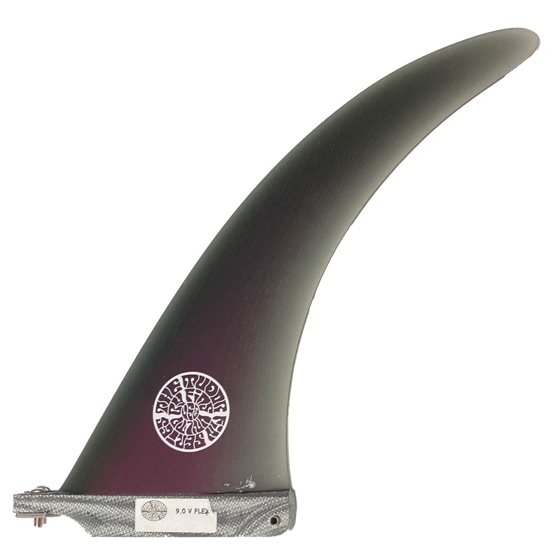 Fins Unlimited Joel Tudor V-Flex Longboard Fin – 9″/Black