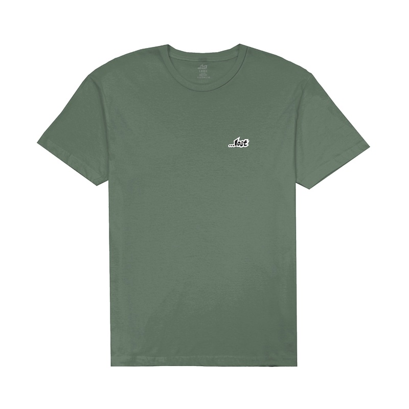 Lost Chest Logo Men’s S/S T-Shirt – Moss Green