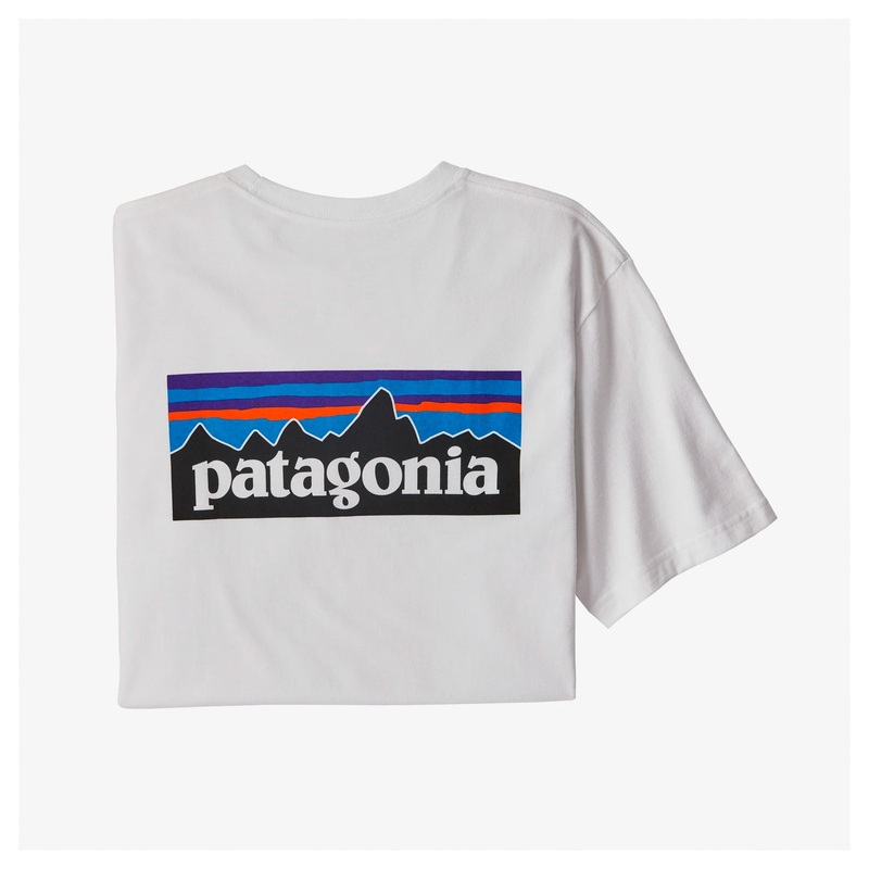 Patagonia P-6 Logo Responsibili-Tee Men’s S/S T-Shirt – White