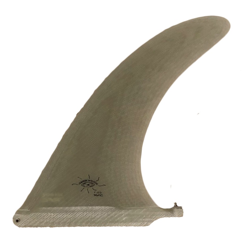 Rainbow Fin Co. Saxon Wilson Flex Longboard Fin – 10″/Clear