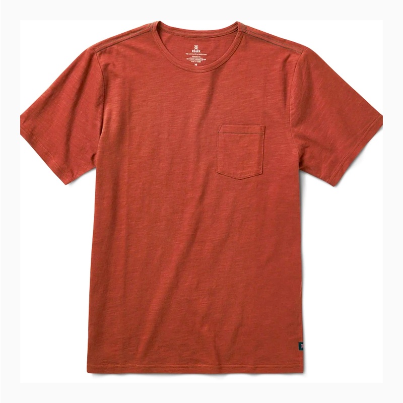 Roark Well Worn Midweight Organic Men’s S/S T-Shirt – Dark Red