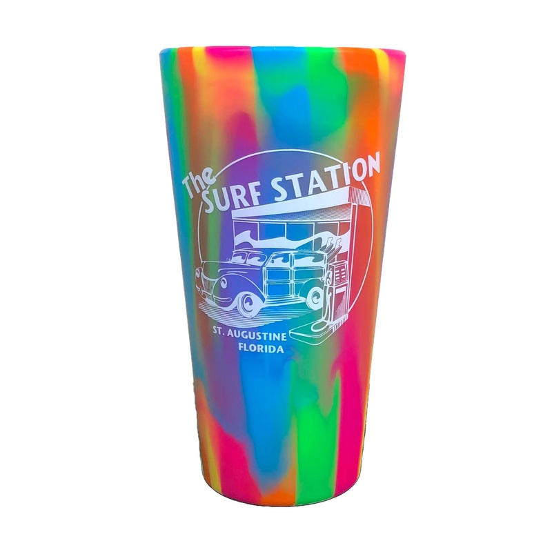 Surf Station Silipint Woody 22oz Bomber Cup – Tie Dye