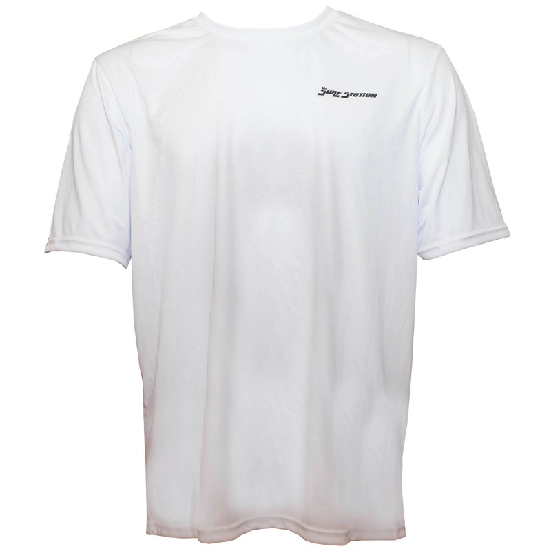 Surf Station Team Men’s S/S Rashguard – White