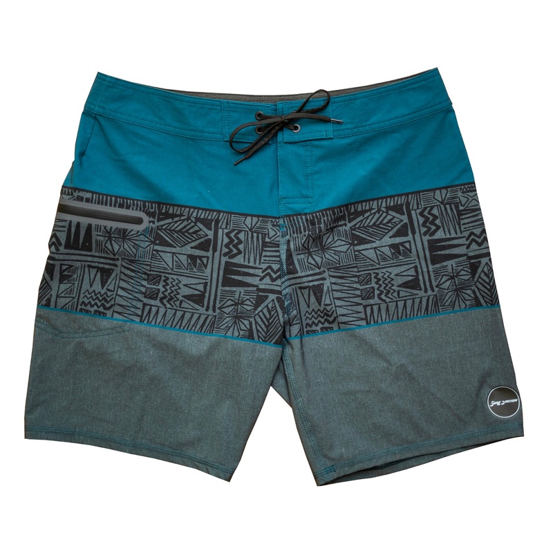 Surf Station Zoom Men’s Boardshorts – Blue/Grey