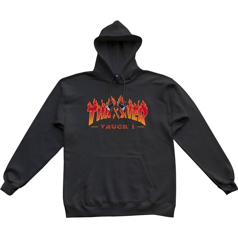 Thrasher Truck 1 Men’s L/S Hoodie – Black