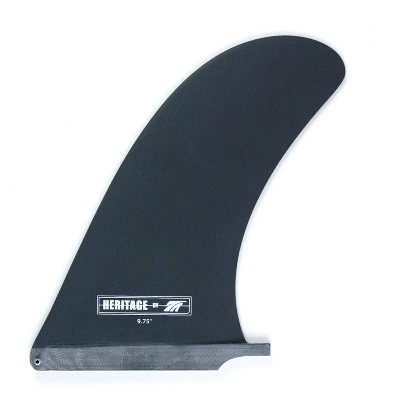 True Ames Heritage Longboard Fin – 10.5″/Black