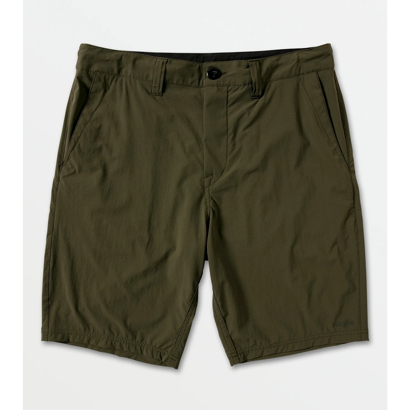 Volcom Bohnes 20″ Men’s Hybrid Walkshorts – Military