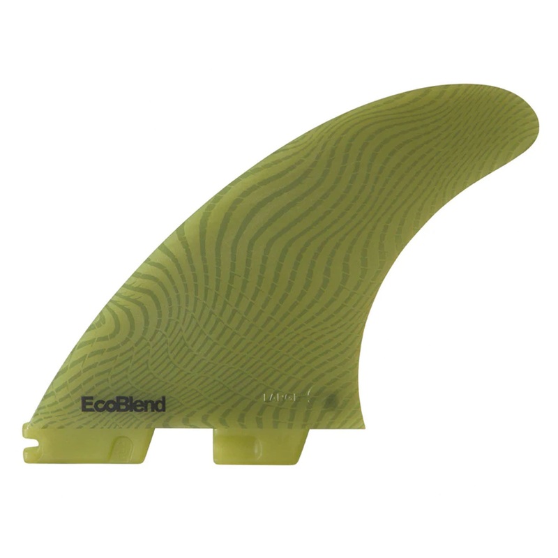 FCS II Carver Neo Glass Tri Surfboard Fins – Large/Eucalyptus