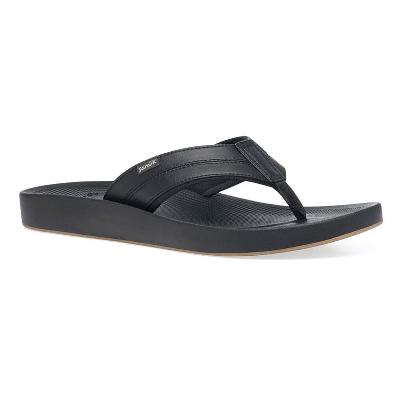 Sanuk Cosmic Yoga Mat Men’s Sandals – Black