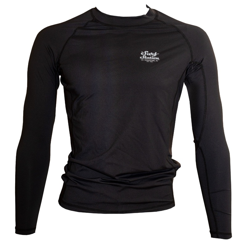 Surf Station Fuse Mechanic Men’s L/S Rashguard – Black