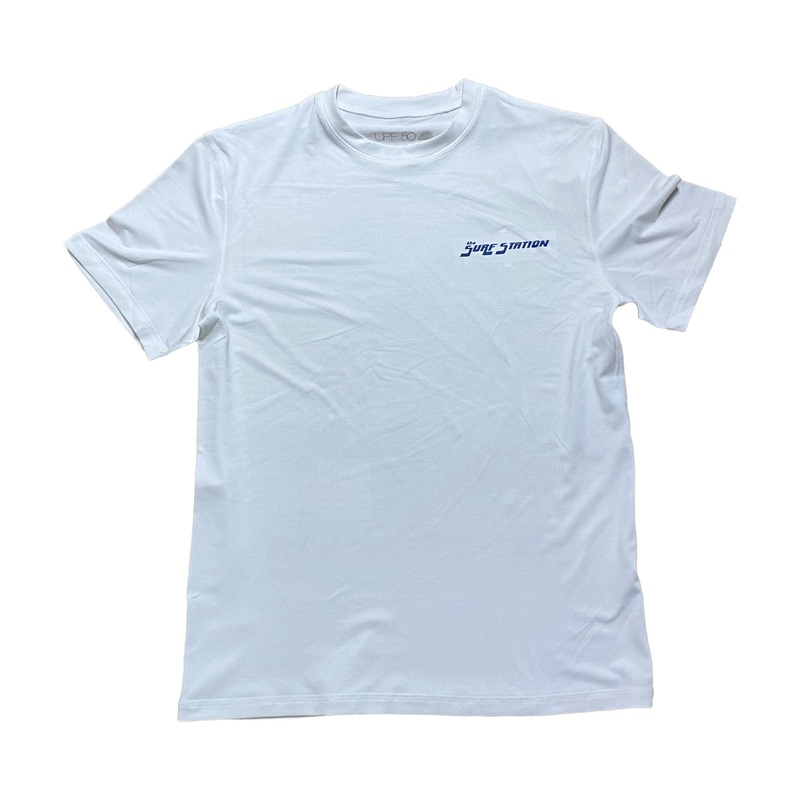 Surf Station Hybrid Team Youth Boy’s S/S Rashguard – White