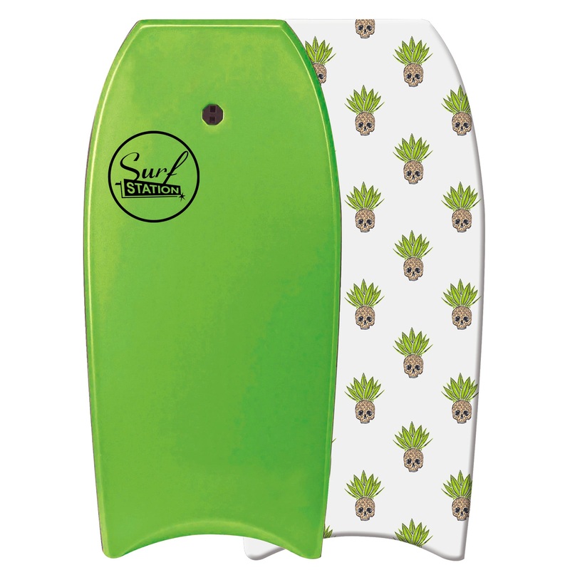 Surf Station Magnum 39″ Bodyboard w/ Leash – Green