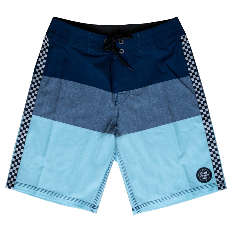Surf Station Racer Boy’s Boardshorts – Blue