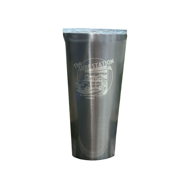 Surf Station Tumbler 16oz Cup – Gunmetal