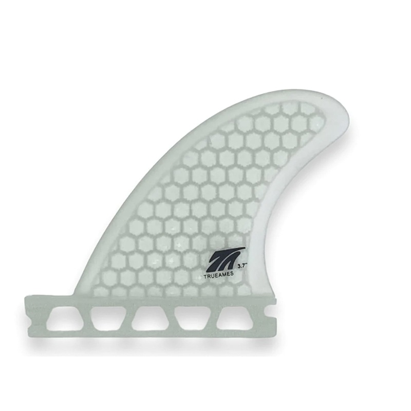 True Ames Side Bite 3.7″ Futures Fin Set – Clear