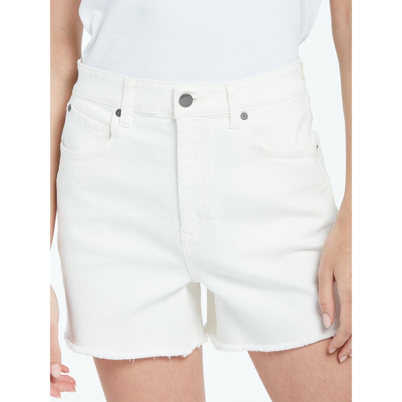Volcom Stone Step Women’s High Rise Shorts – White