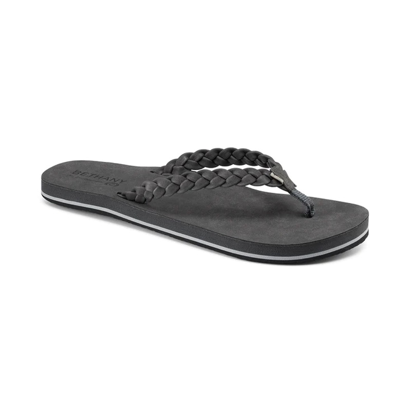 Cobian Bethany Braided Pacifica Women’s Sandals – Charcoal