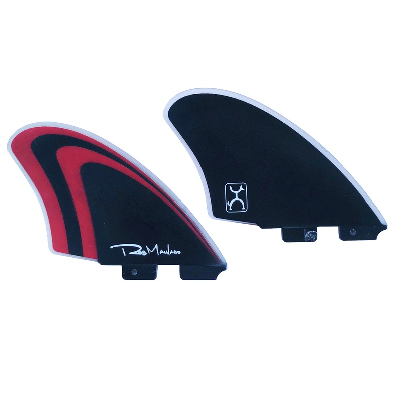 Firewire Machado Too Fish FCS II Twin Surfboard Fins – Black/Red