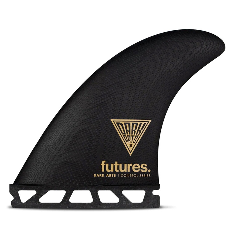 Futures Dark Arts FG Tri Surfboard Fins – Large/Black