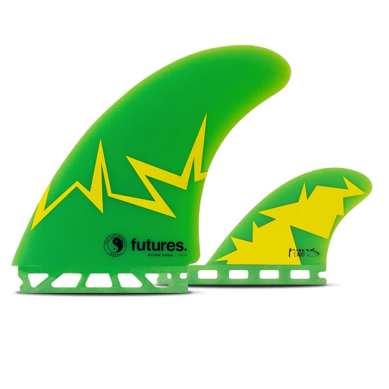 Futures Glenn Pang FG 2+1 Surfboard Fins – Large/Green