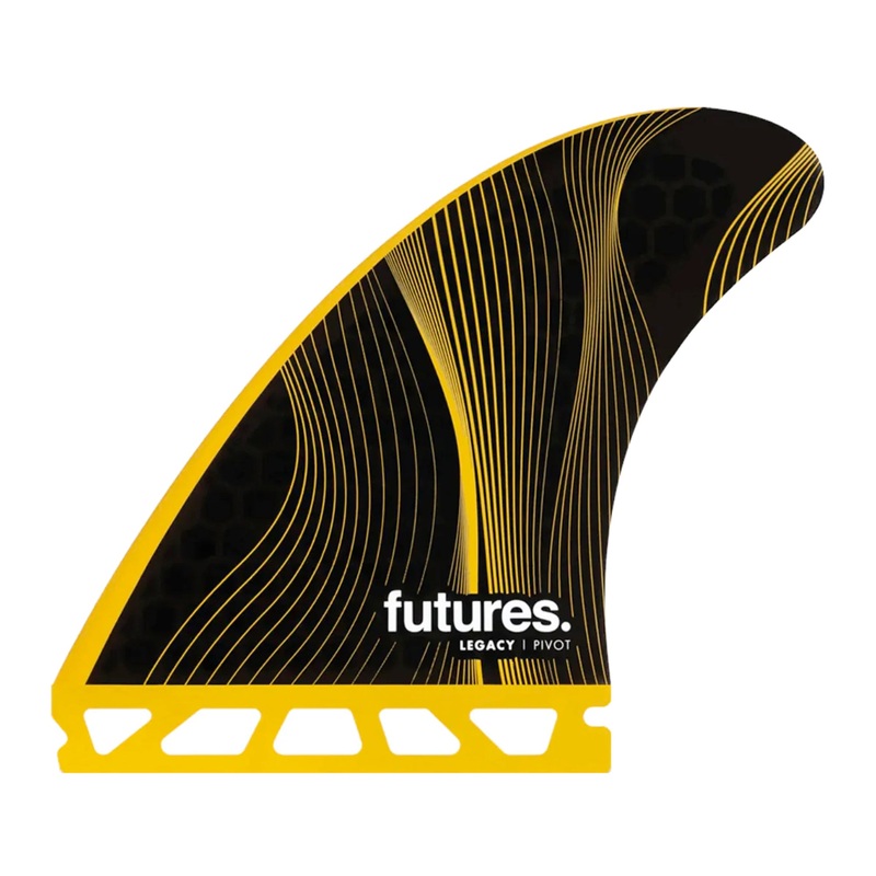 Futures P8 HC Tri Surfboard Fins – Large/Yellow