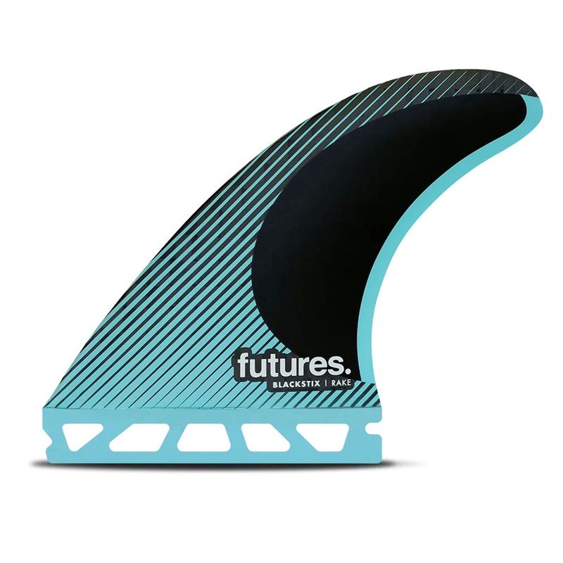 Futures R4 Blackstix Tri Surfboard Fins – Small/Blue