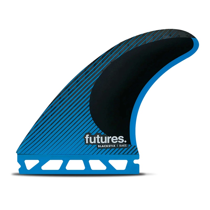 Futures R6 Blackstix Tri Fin Set – Medium/Blue