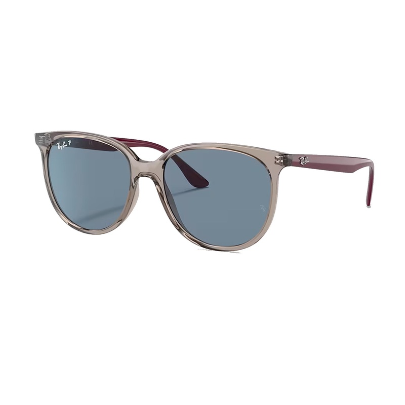 Ray-Ban 4378 Women’s Sunglasses – Transparent Blue/Grey Gradient Polarized
